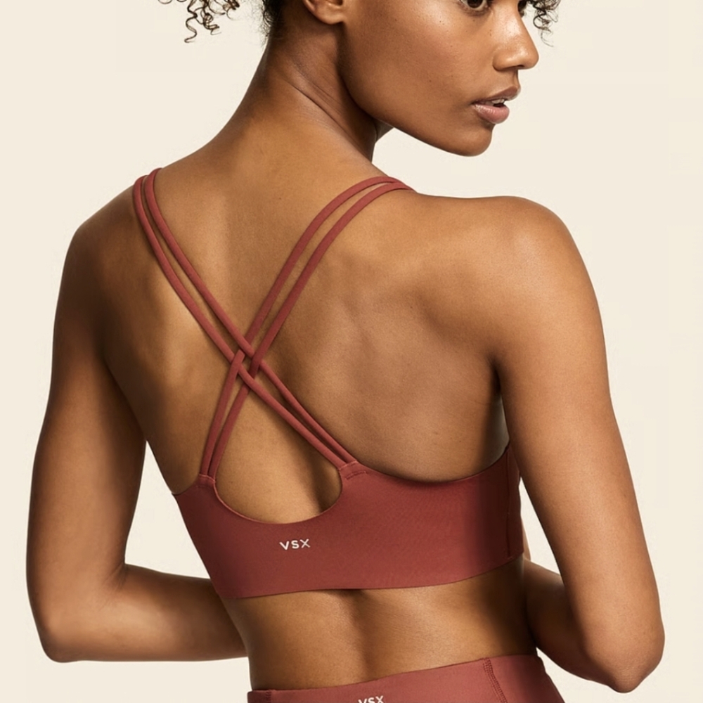 Victorias Secret Sport Double Strap Bralette Sports Bra Sz. Small DD - Picture 2 of 8